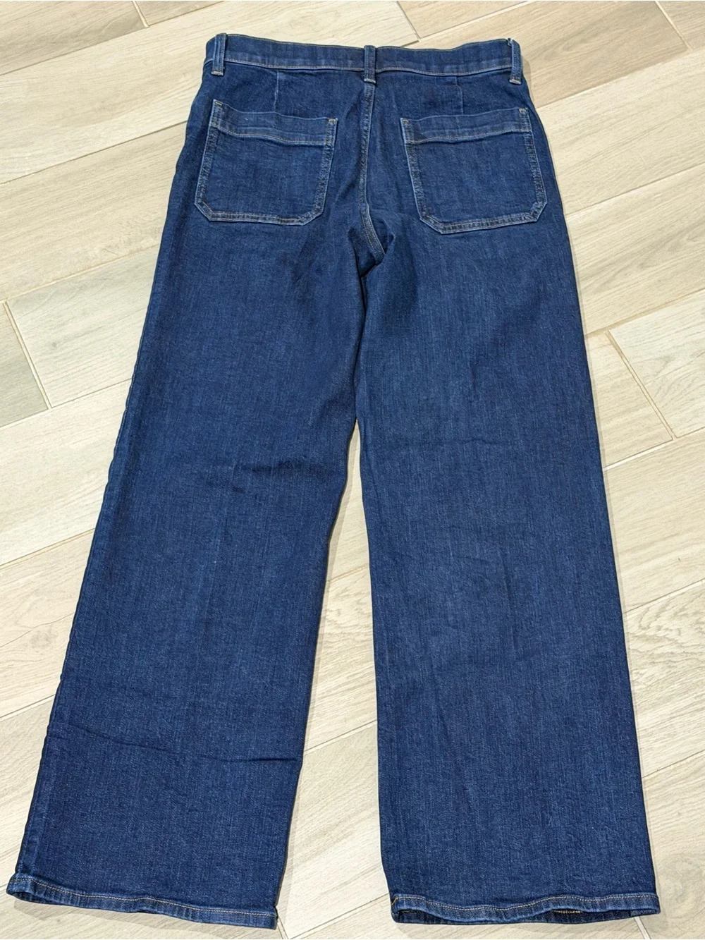 JCrew Full Length Slim Wide Leg Jeans Size 28 - Picture 2 of 5